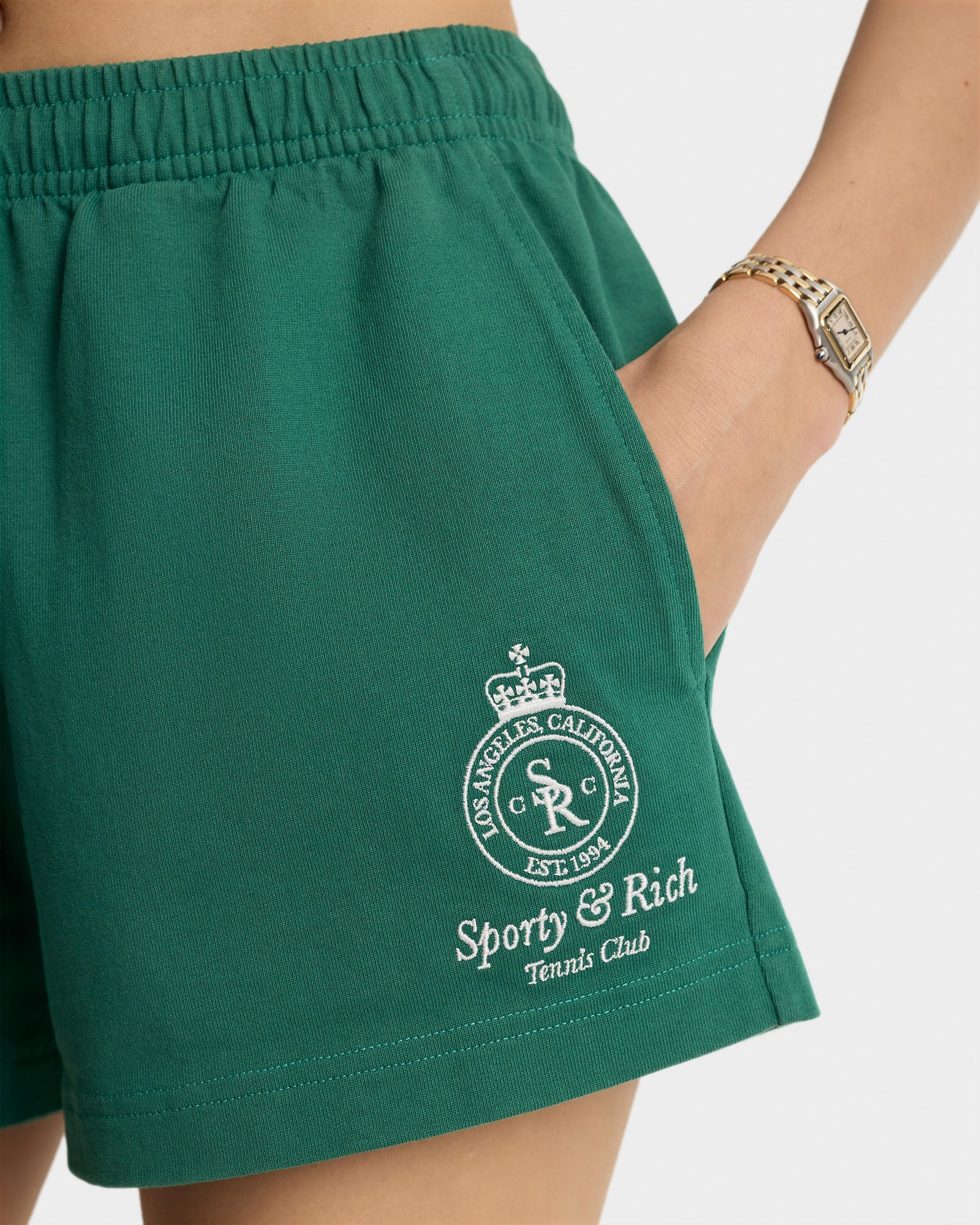 Short Crown Tennis à broderie - Alpine