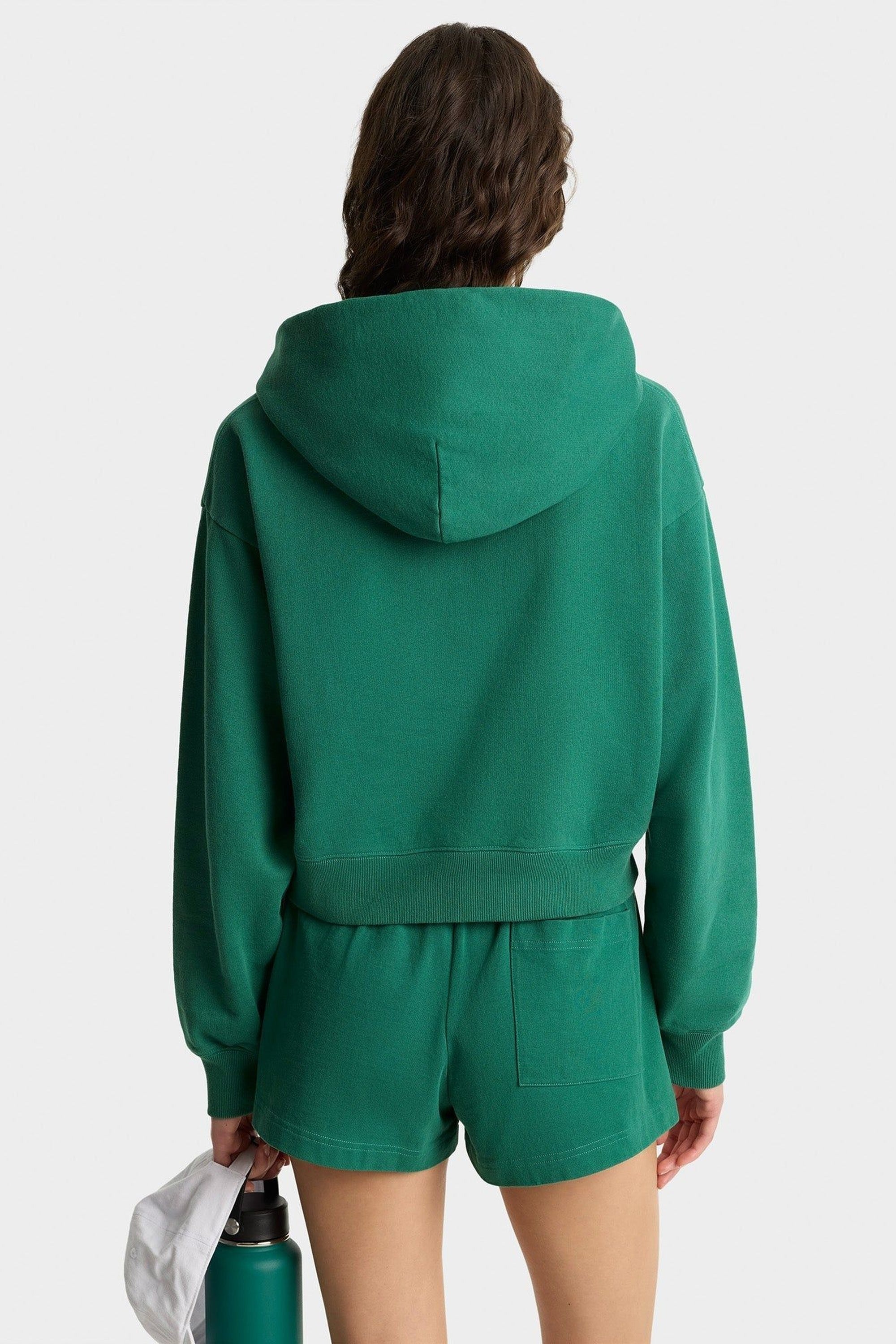 Sweat à capuche Crown Tennis à broderie - Alpine