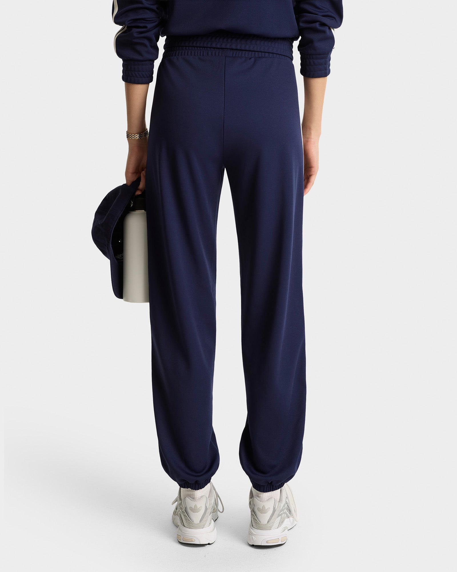 Crown Tennis sweatpants with piping - Dark Navy