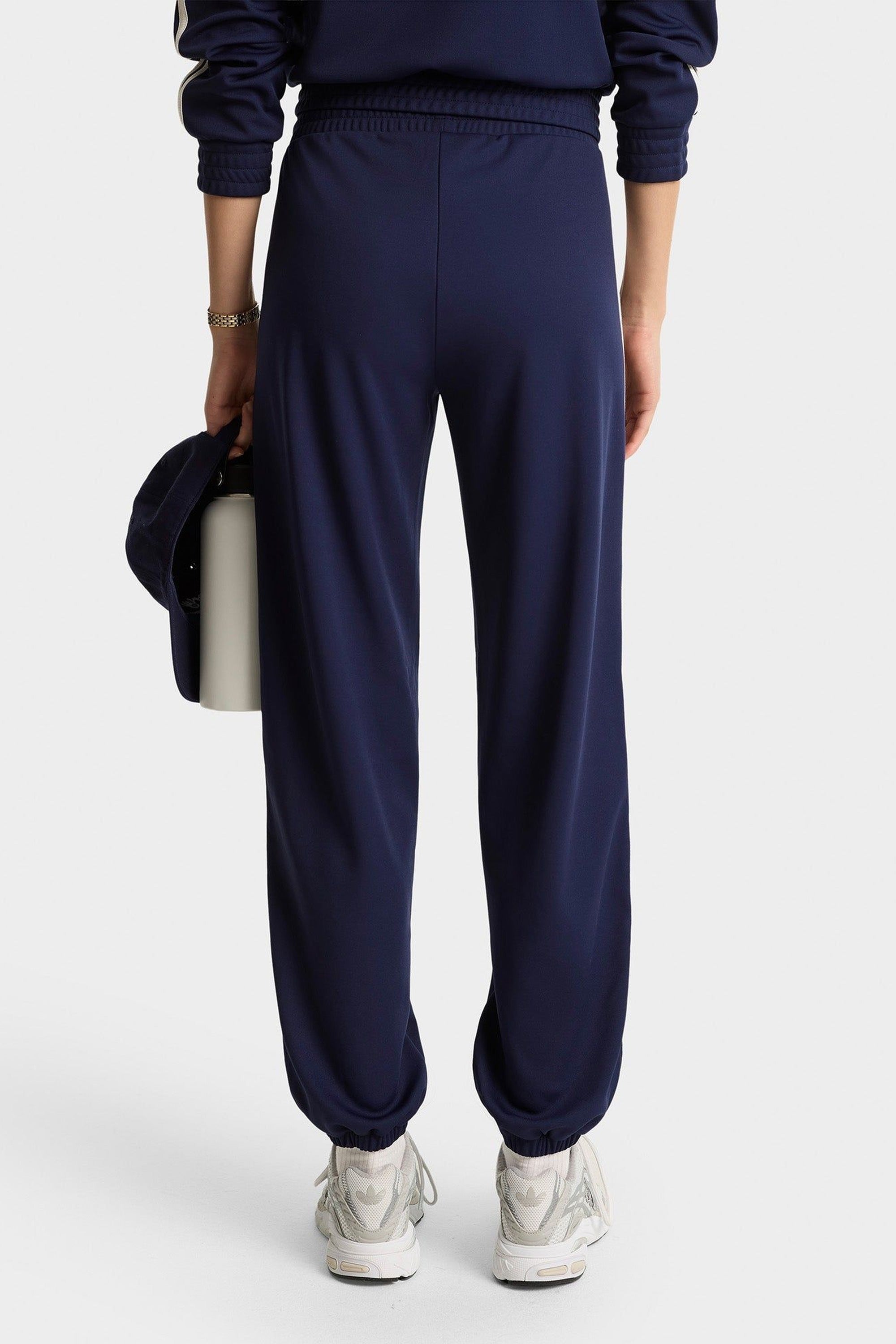 Crown Tennis Track Pant - Navy & White