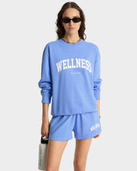 Wellness Ivy Crewneck - Flax blue