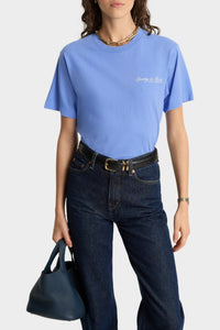 T-shirt Syracuse à impression - Flax Blue