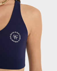 SRHWC bra with logo - Dark Navy
