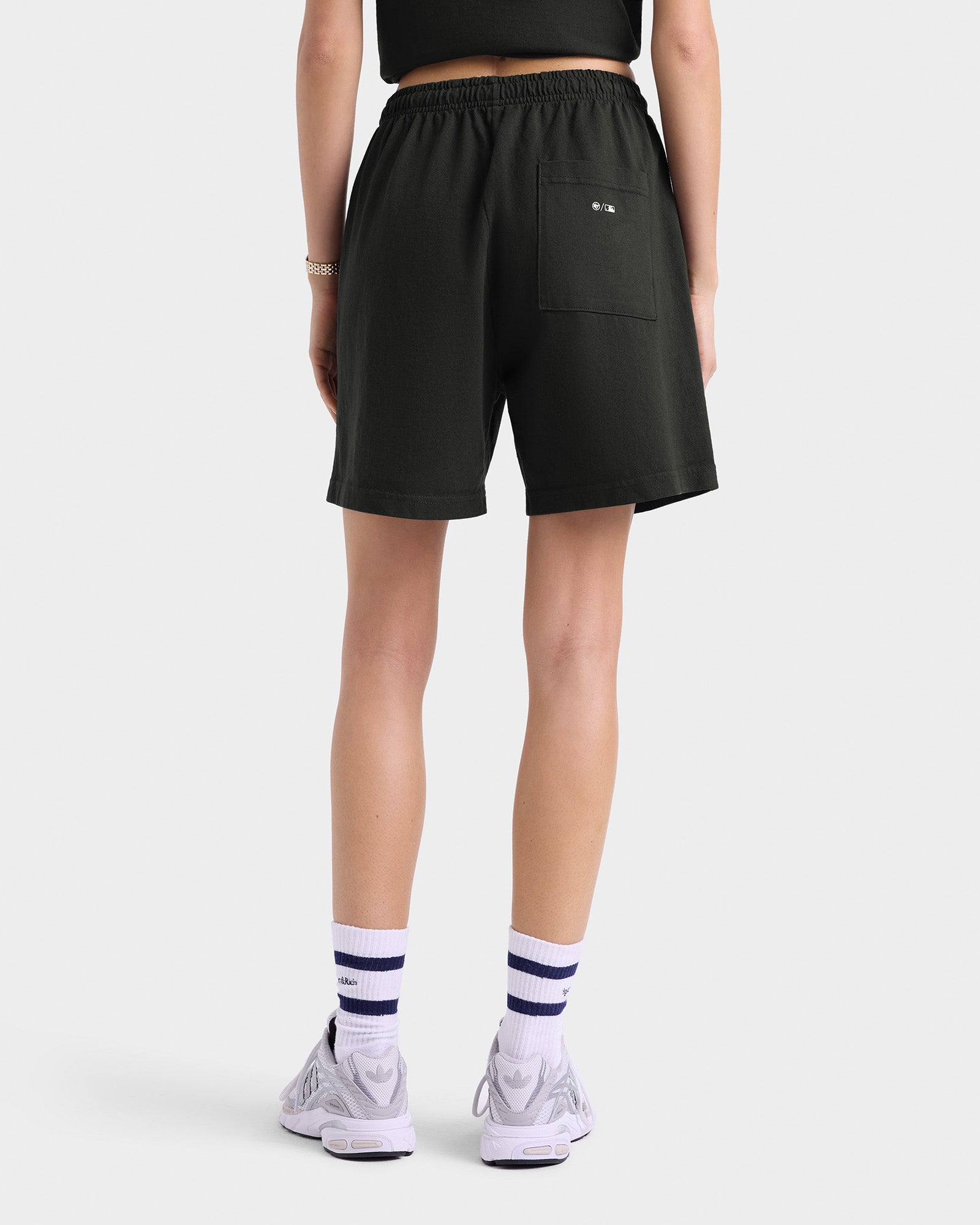 Bermuda à taille élastique - Faded Black
