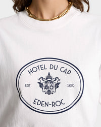 T-shirt Eden Crest avec écusson - White