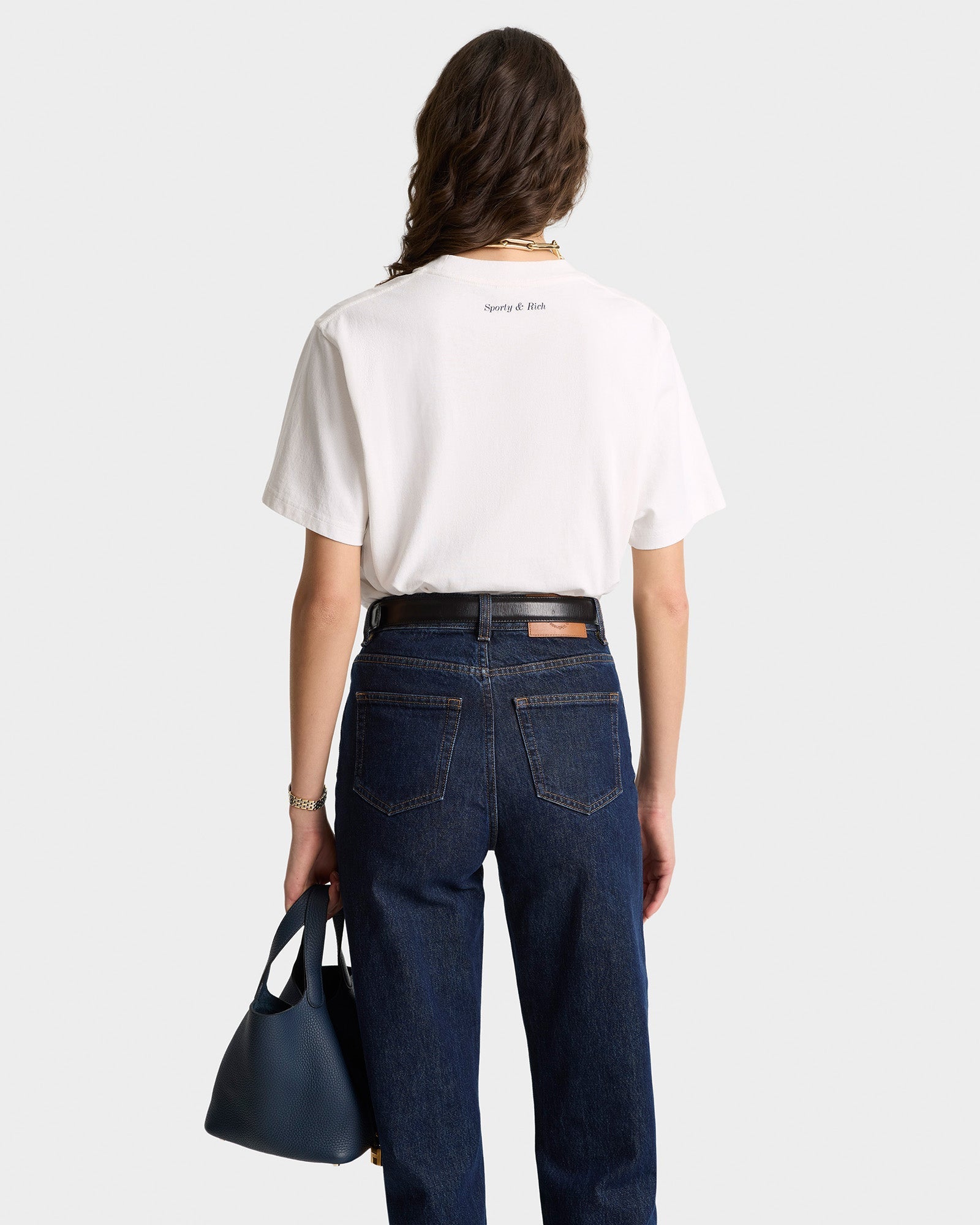 T-shirt Eden Crest avec écusson - White