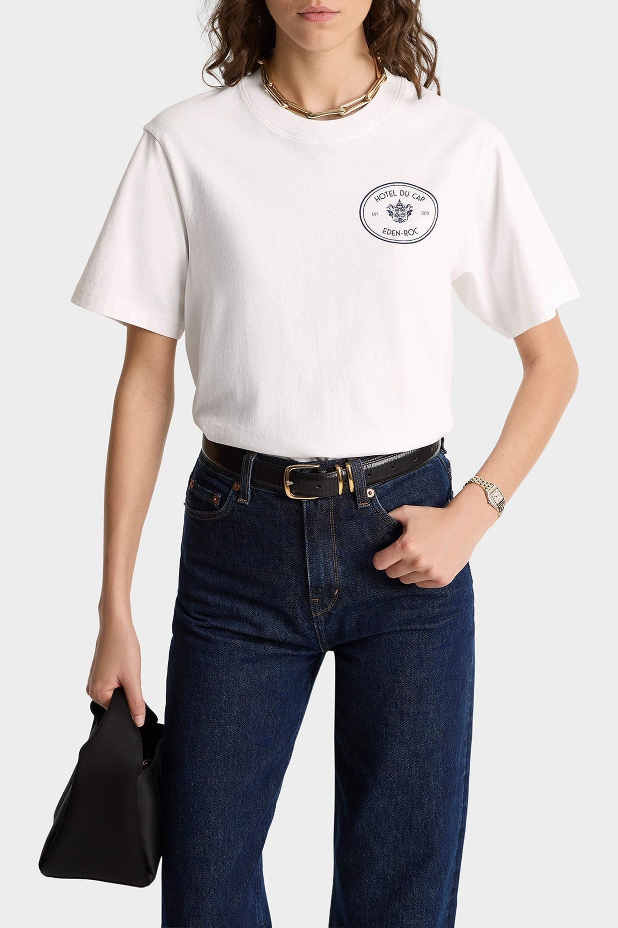 T-shirt Eden Crest avec l’écusson - White