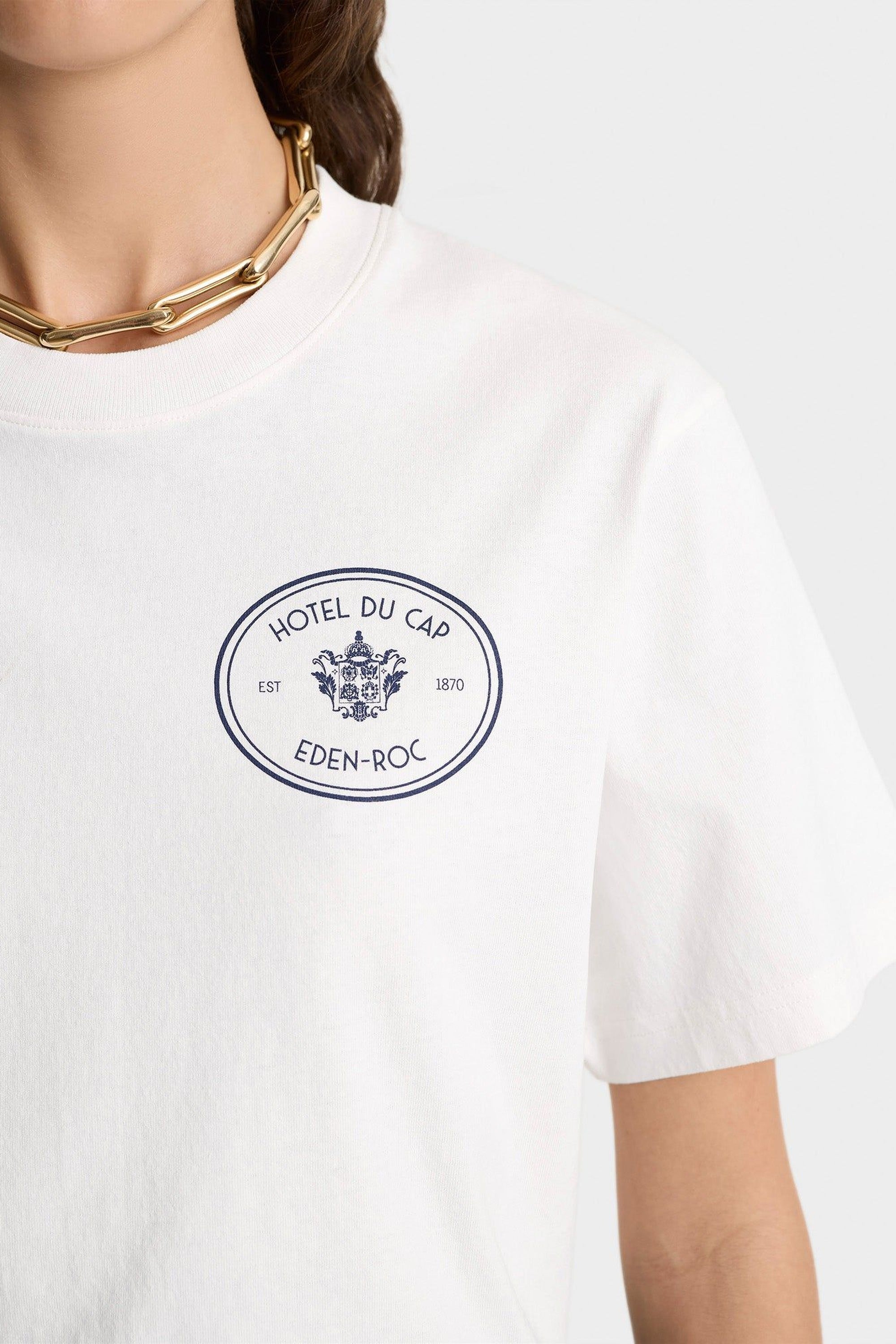 T-shirt Eden Crest avec l’écusson - White