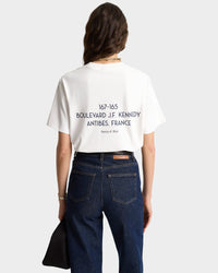 T-shirt Eden Crest avec l’écusson - White