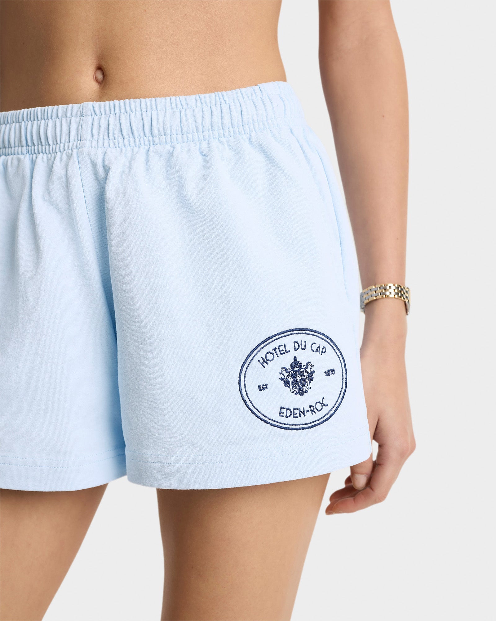 Eden Crest shorts with embroidery - Ciel