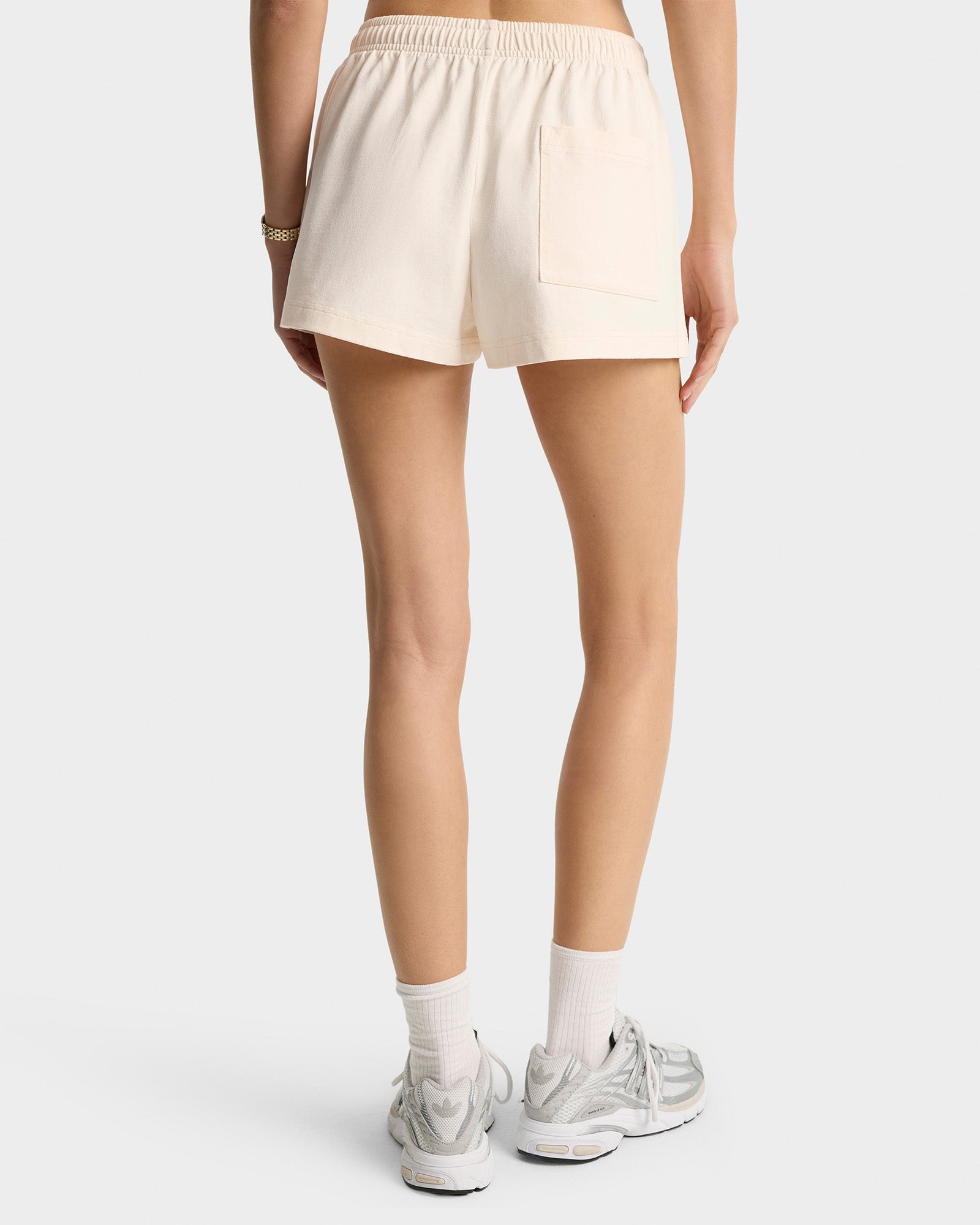 Short Eden Crest à broderie - Cream