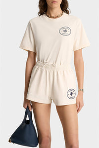 T-shirt Kennedy Crest à impression - Cream