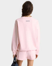 Sweatshirt Eden Crest à broderie - Pink Dolphin