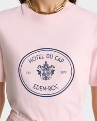 T-shirt Eden Crest avec écusson - Pink Dolphin