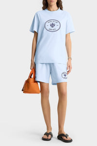 T-shirt Eden Crest avec écusson - Ciel