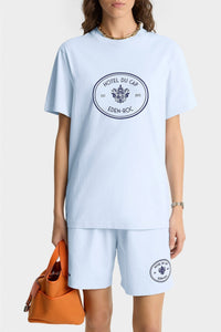 T-shirt Eden Crest avec écusson - Ciel