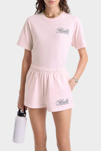 T-shirt Health Scirpt imprimé - Pink Dolphin