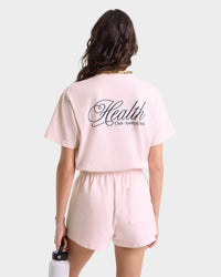 T-shirt Health Scirpt imprimé - Pink Dolphin