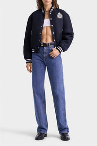 Veste bomber Varsity - Dark Navy