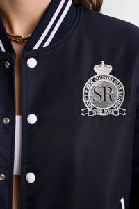 Veste universitaire Royal Club - Bleu Marine & Blanc