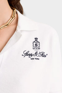 Polo Vendome en velours - White