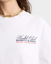 Sweatshirt Made In USA imprimé - White