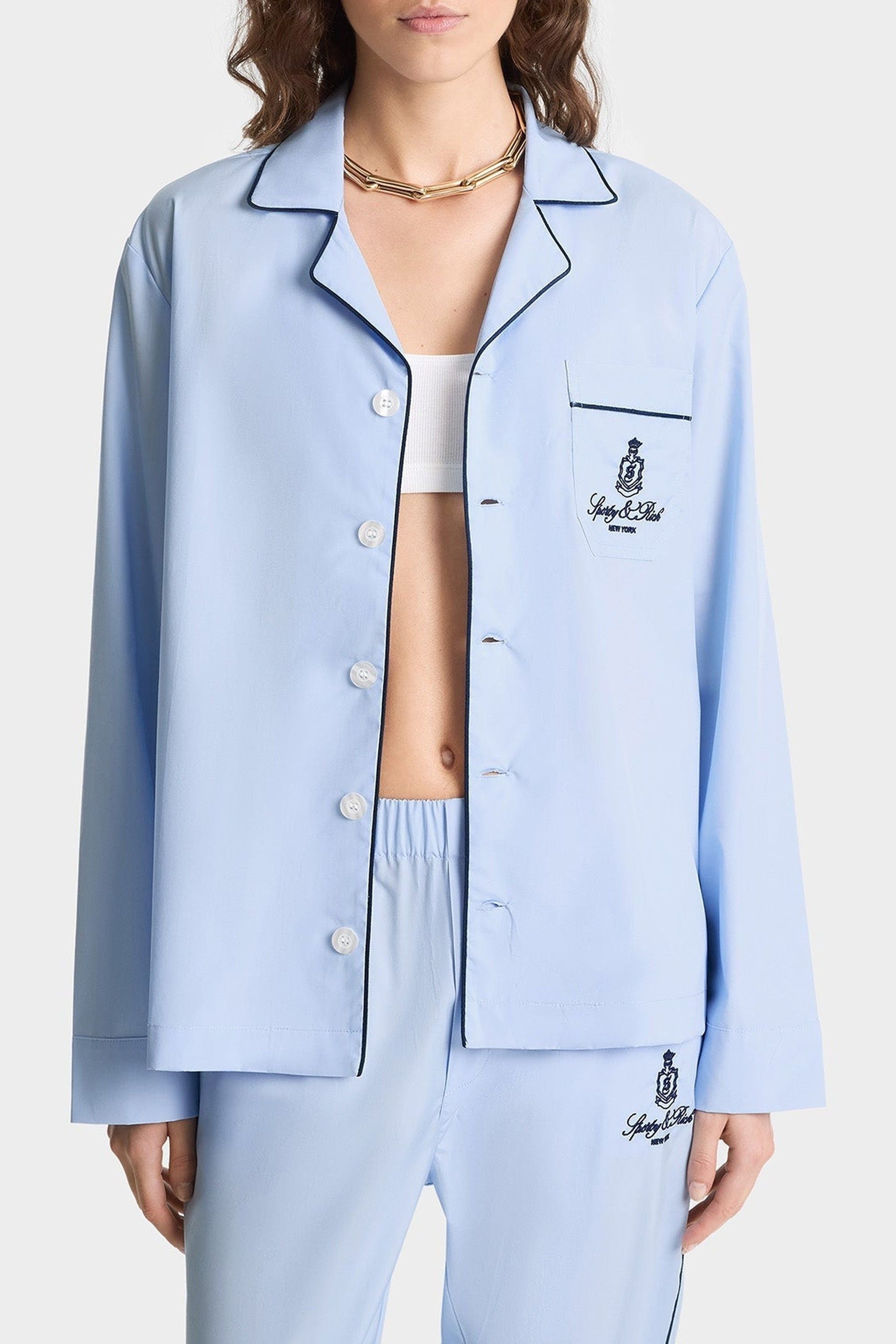 Chemise de pyjama Vendome - Ciel
