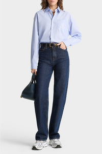 Chemise Vendome oversize à rayures - Blue Striped