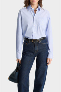 Chemise Vendome oversize à rayures - Blue Striped