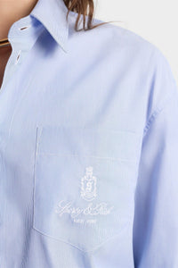 Chemise Vendome oversize à rayures - Blue Striped