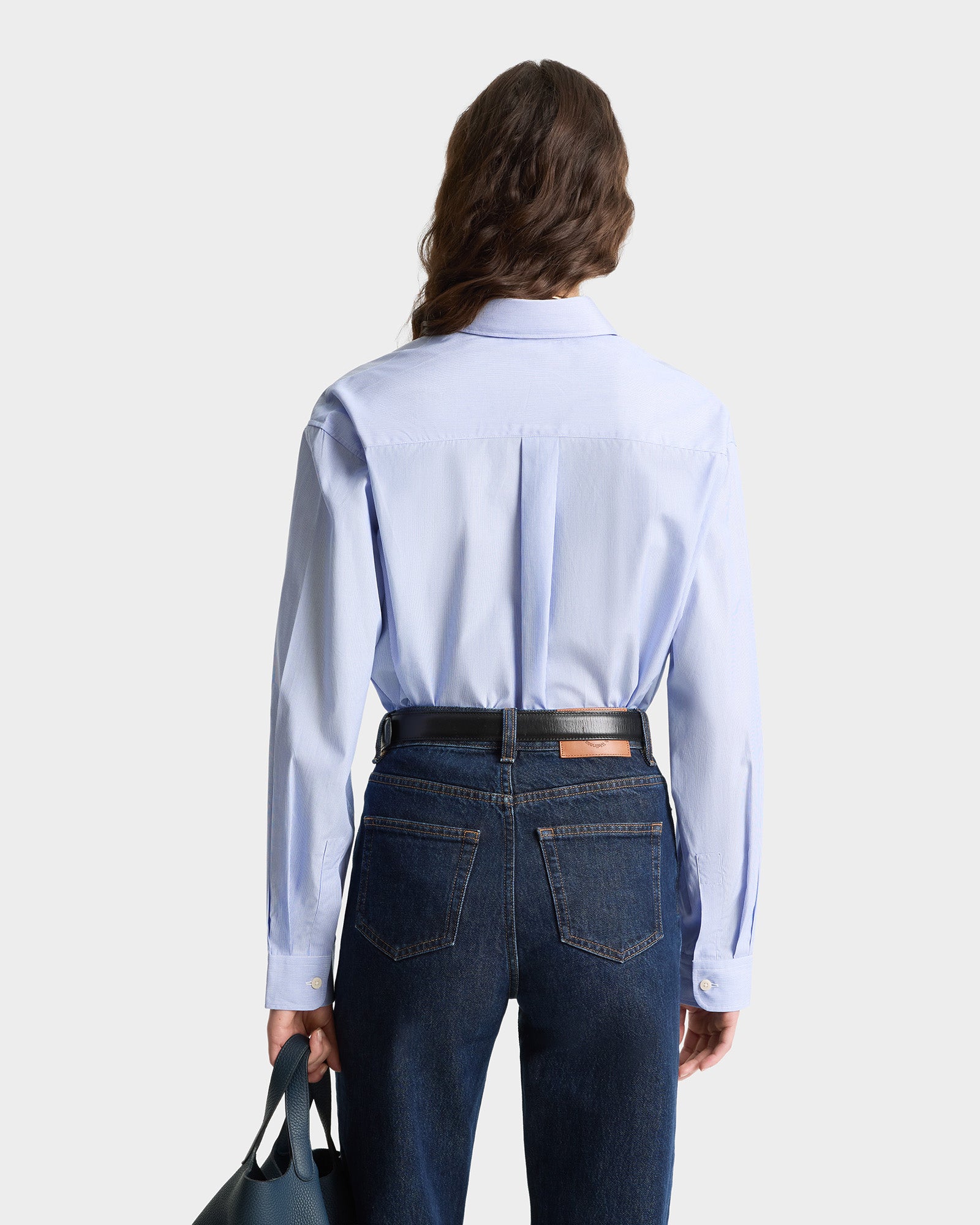 Chemise Vendome oversize à rayures - Blue Striped