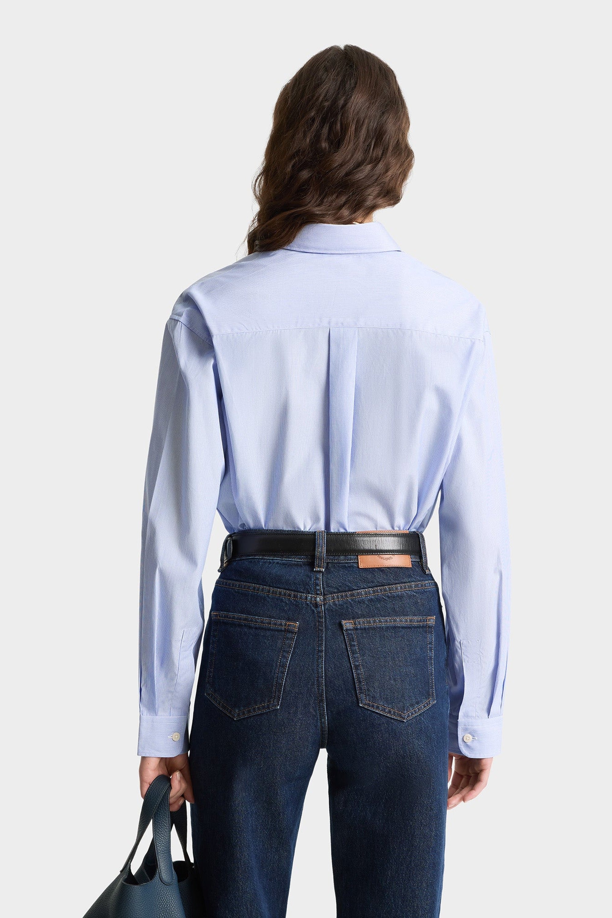 Chemise Vendome oversize à rayures - Blue Striped