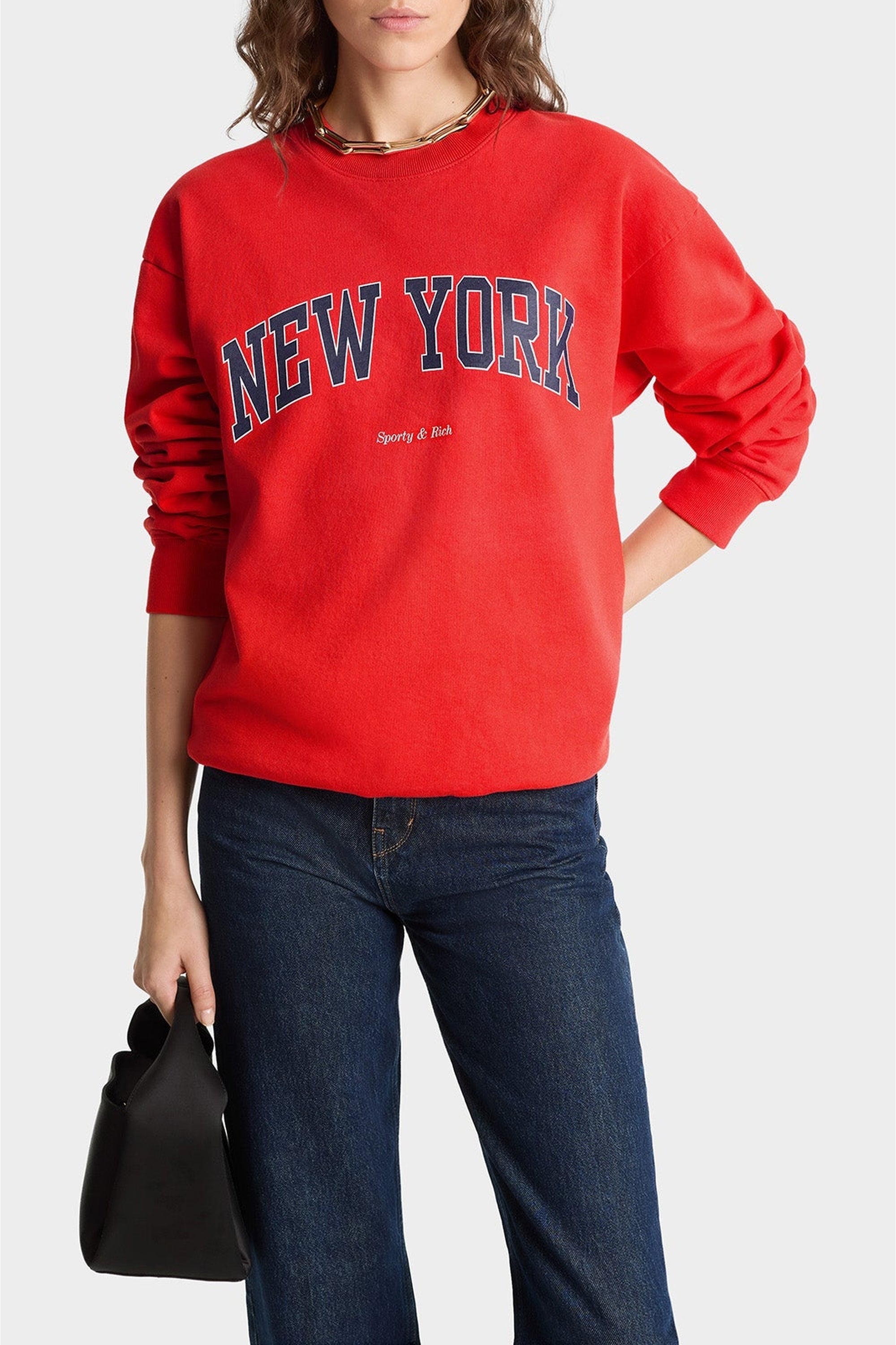 Sweatshirt New York Ivy imprimé - Ruby