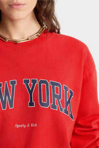 Sweatshirt New York Ivy imprimé - Ruby