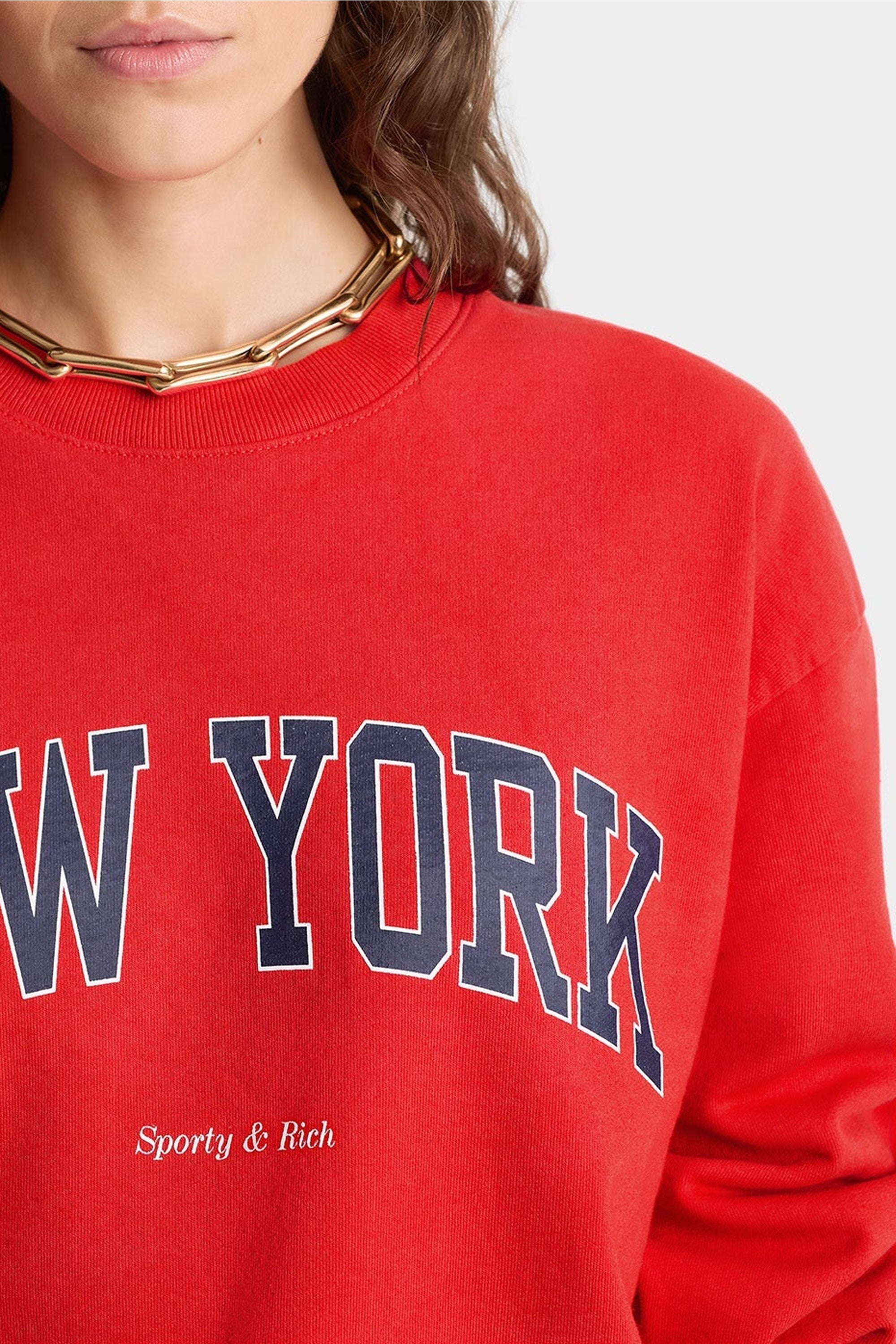 Sweatshirt New York Ivy imprimé - Ruby