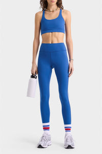 Legging Bold Health à liseré - Paris Blue