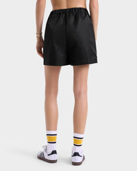 Short Bold Health en satin - Black