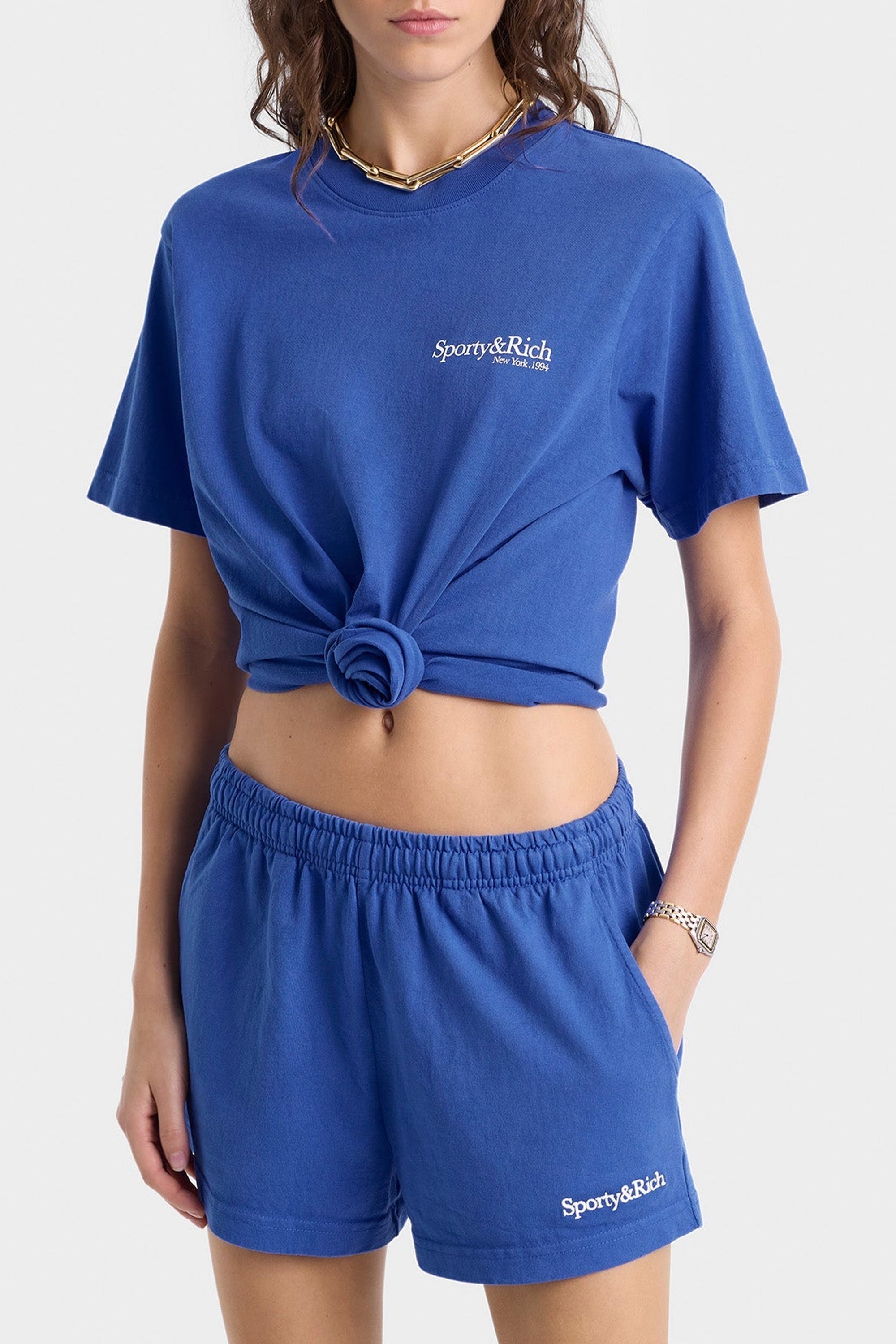 Short Script avec logo - Paris Blue