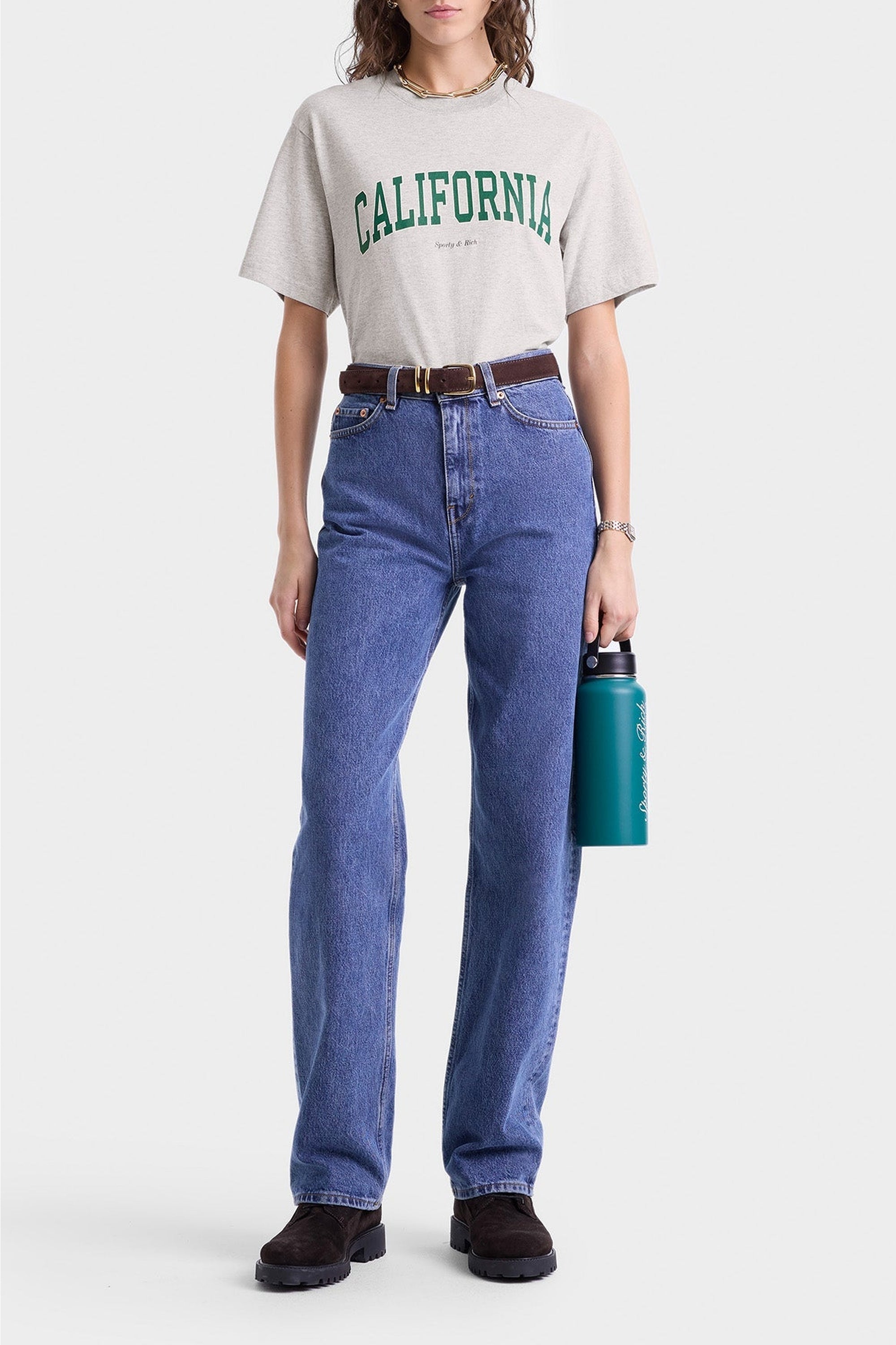 T-shirt California imprimé - Heather Gray