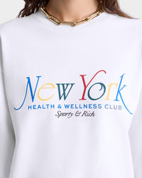 Sweatshirt NY 94 imprimé - White Ruby & Alpine