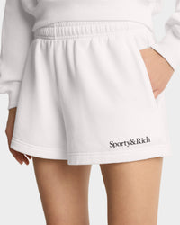 Short Script avec logo - White