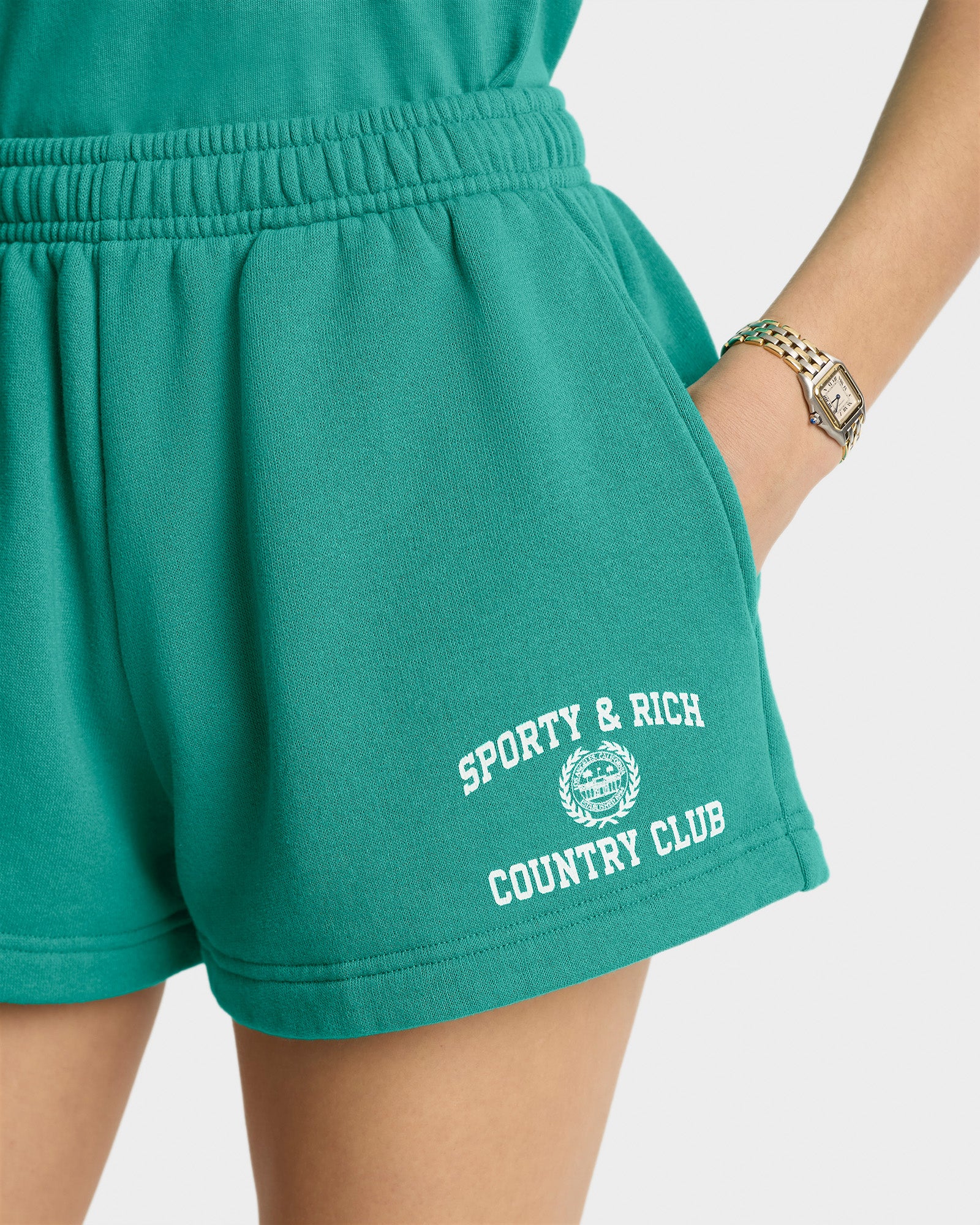 Short Varsity à poches - Spring Green