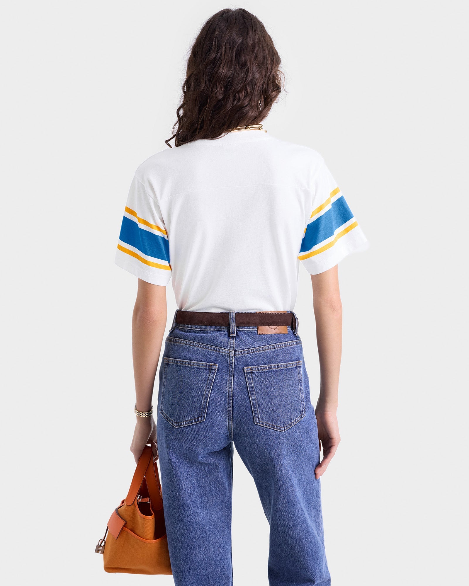 Westwood printed stripe T-shirt - White