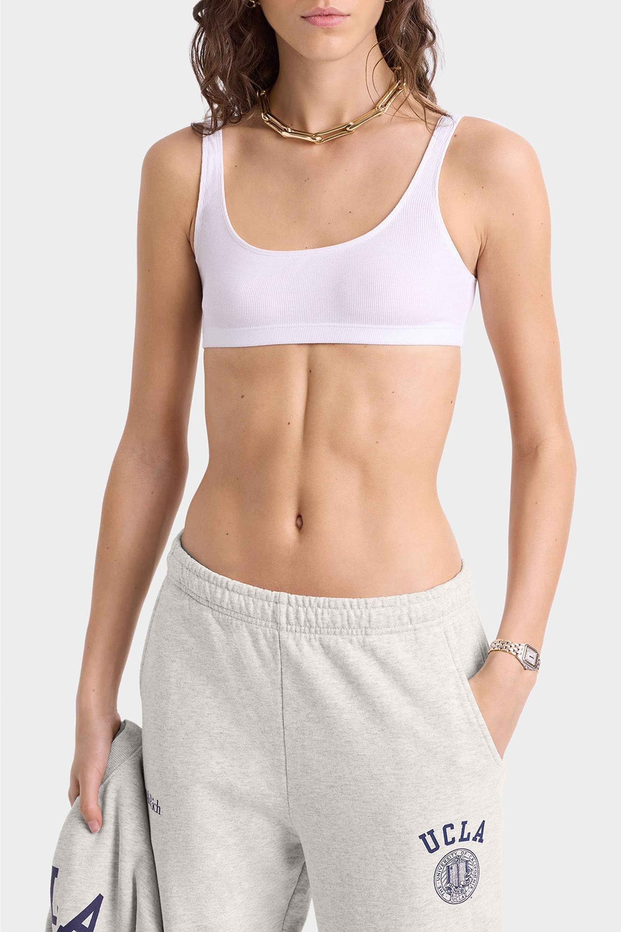 Pantalon de survêtement UCLA Crest imprimé - Heather Gray