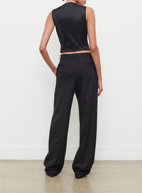 Waistcoat - Black Pinstripe