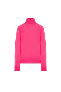 Pull Water à col roulé en laine - Pink