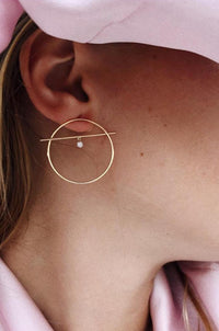 1qty RELIQUAT 480€/ QTY IN : 1-QTY OUT : 1- ST : 100% // Boucle d’oreille Fibule 1 améthyste-Jaune