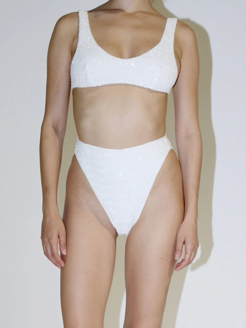Maillot deux pièces brassière à paillettes - Pearl