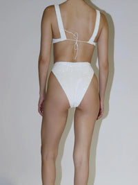 Maillot deux pièces brassière à paillettes - Pearl
