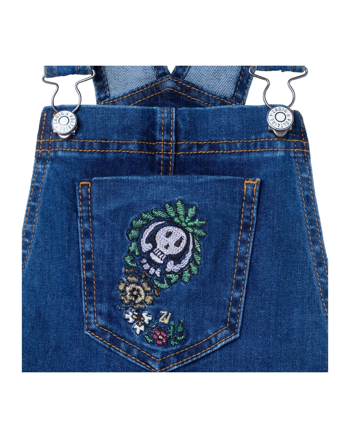 Robe salopette en denim - Denim Blue